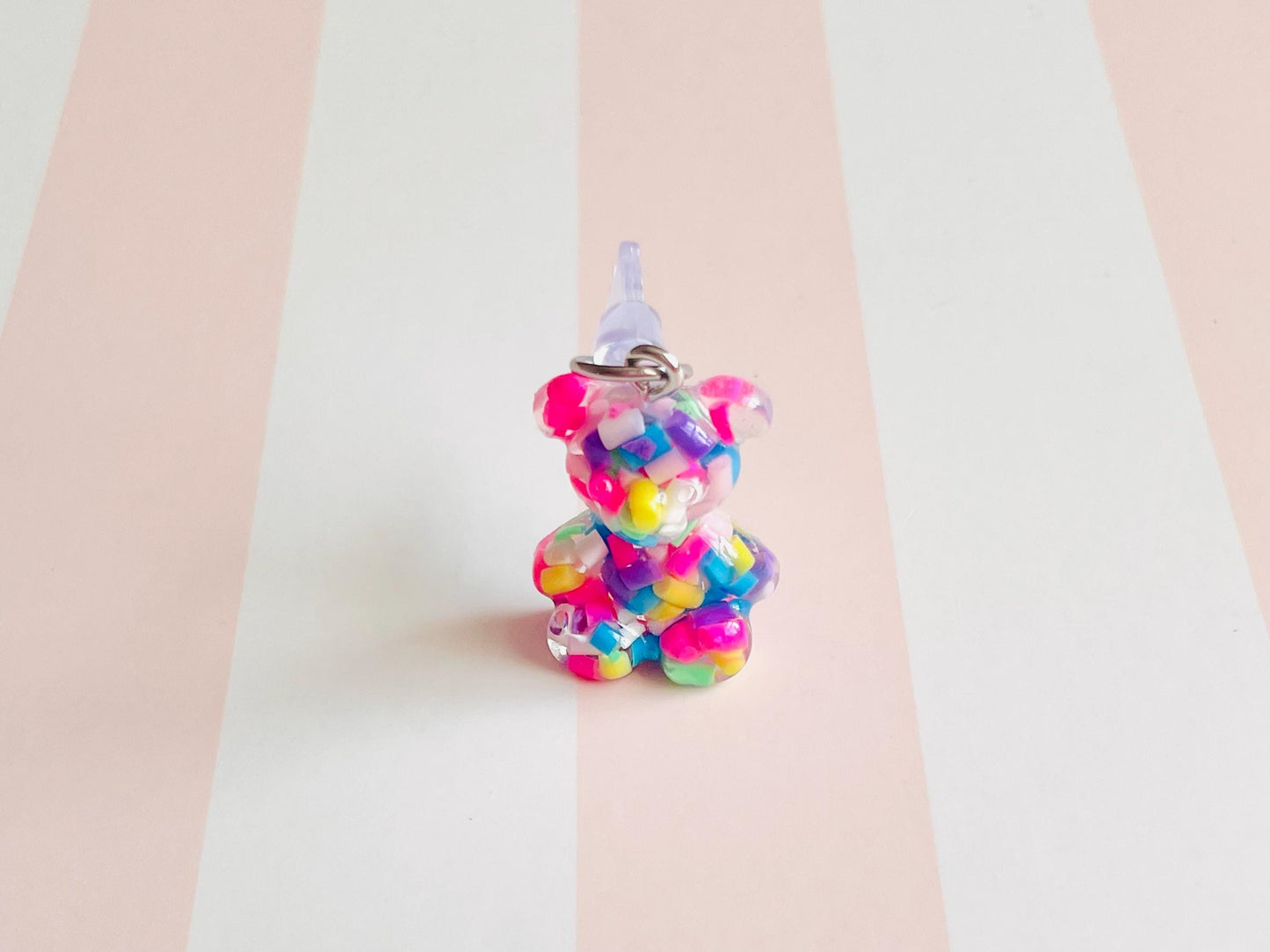 Teddy Bear Phone Plug Charm