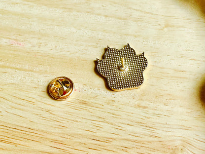 Cat Paw Enamel Pin Badge