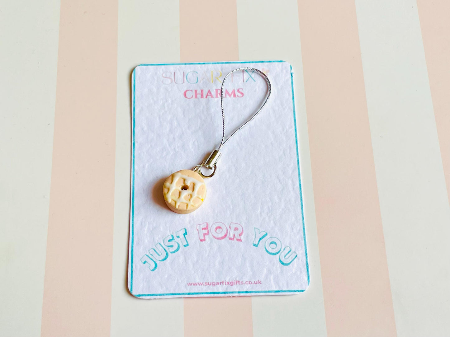 Party Ring Biscuit Phone Charm