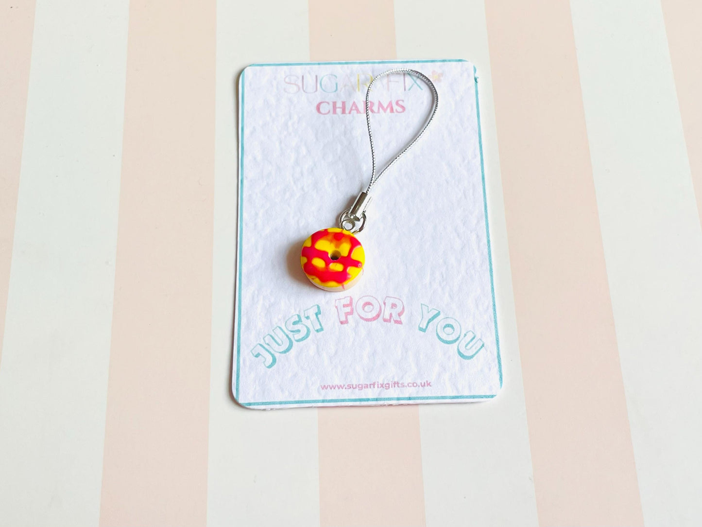 Party Ring Biscuit Phone Charm
