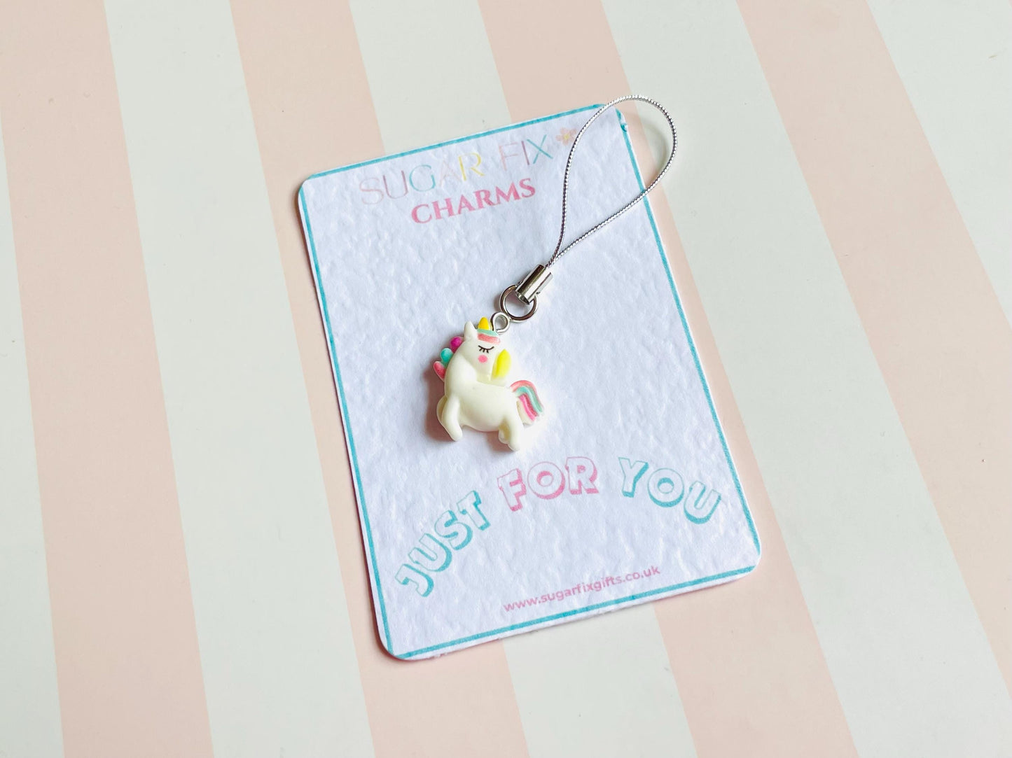 Adorable Unicorn Phone Charm