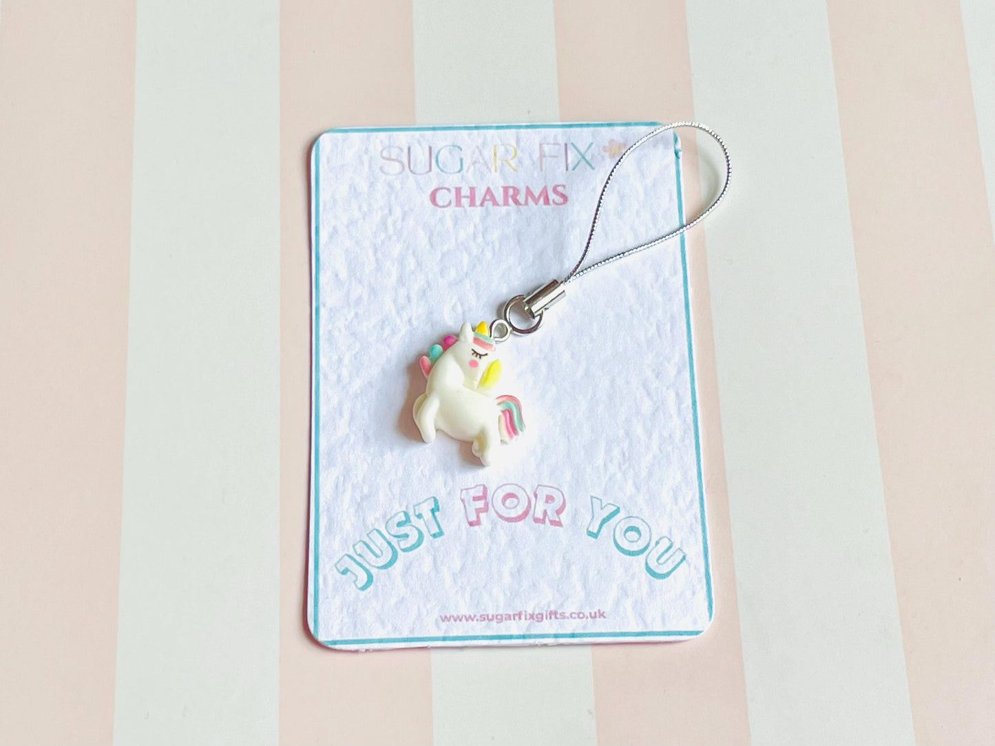 Adorable Unicorn Phone Charm