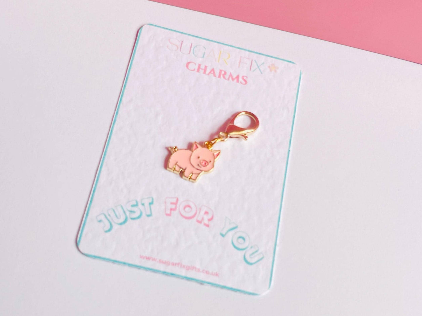 Cute Pig Bag Charm Pocket Hug