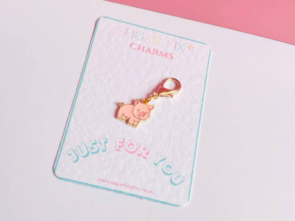 Cute Pig Bag Charm Pocket Hug