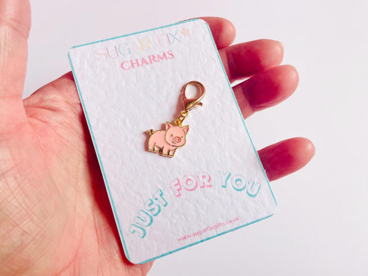 Cute Pig Bag Charm Pocket Hug
