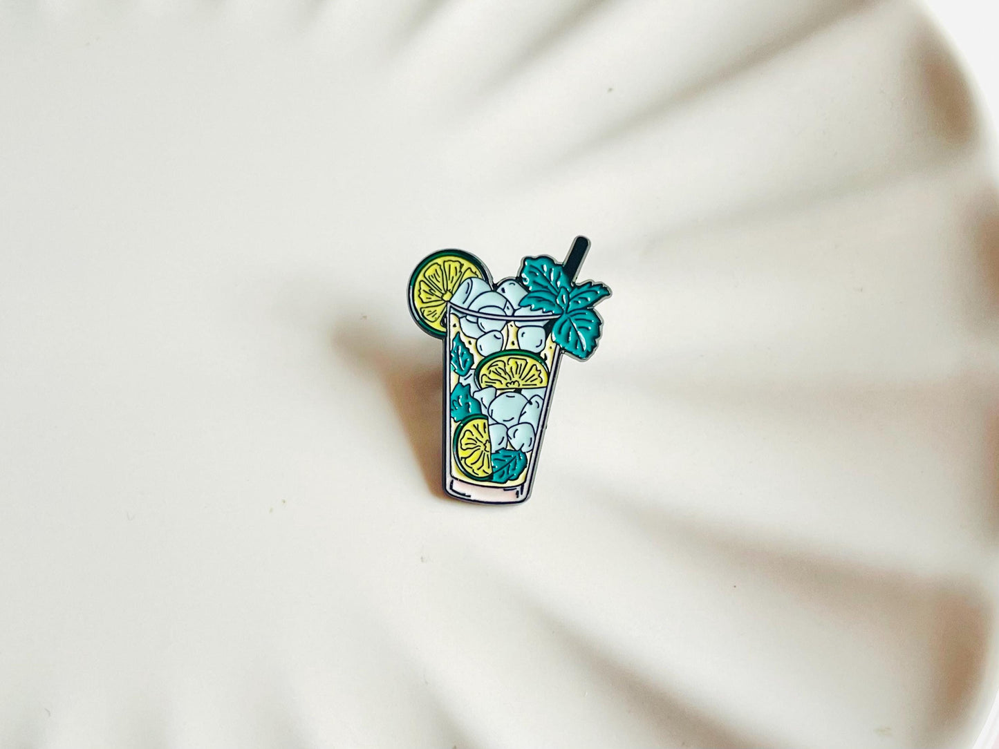 Mojito Cocktail Pin Badge