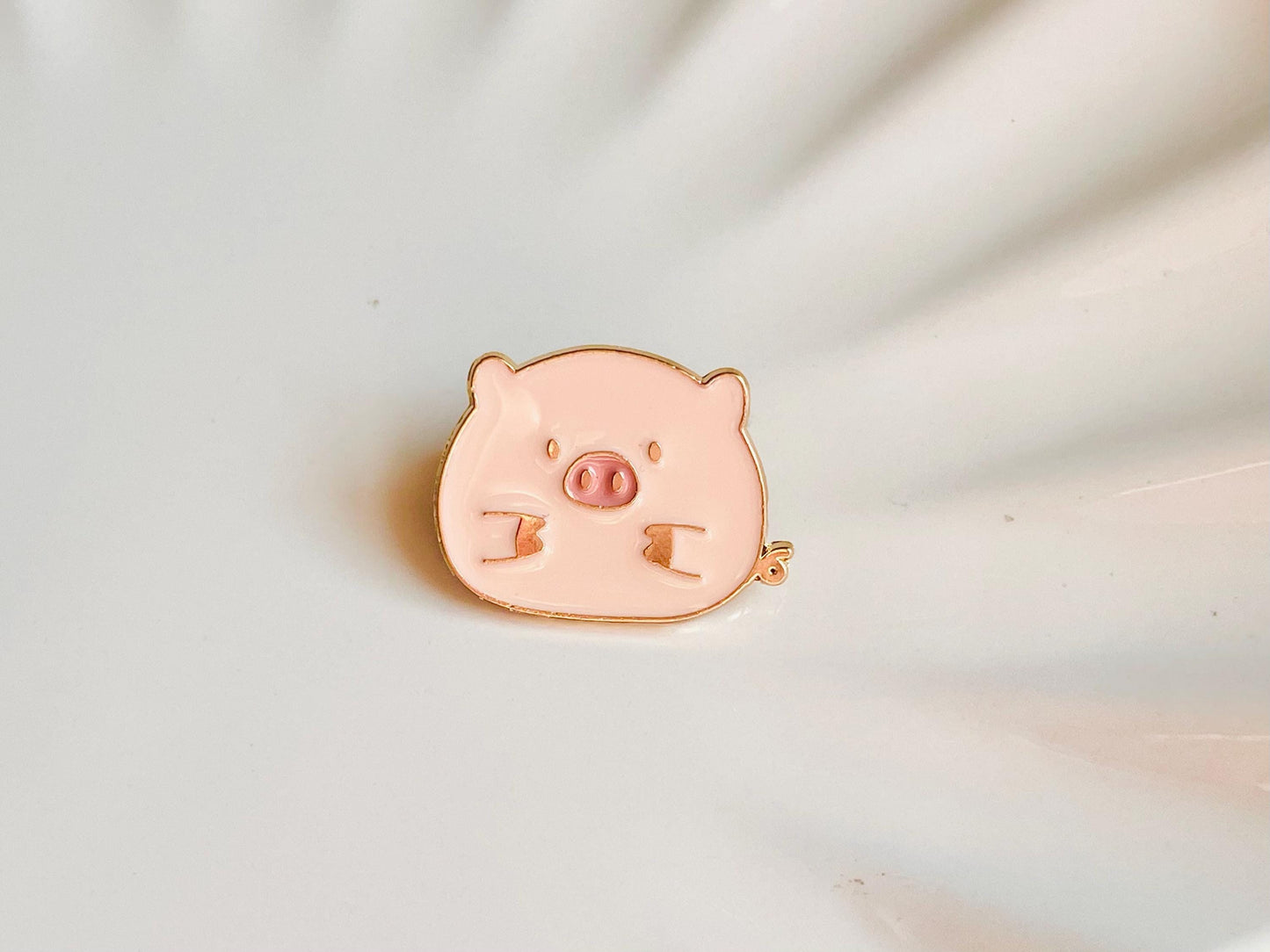 Cute Pig Pin Badge