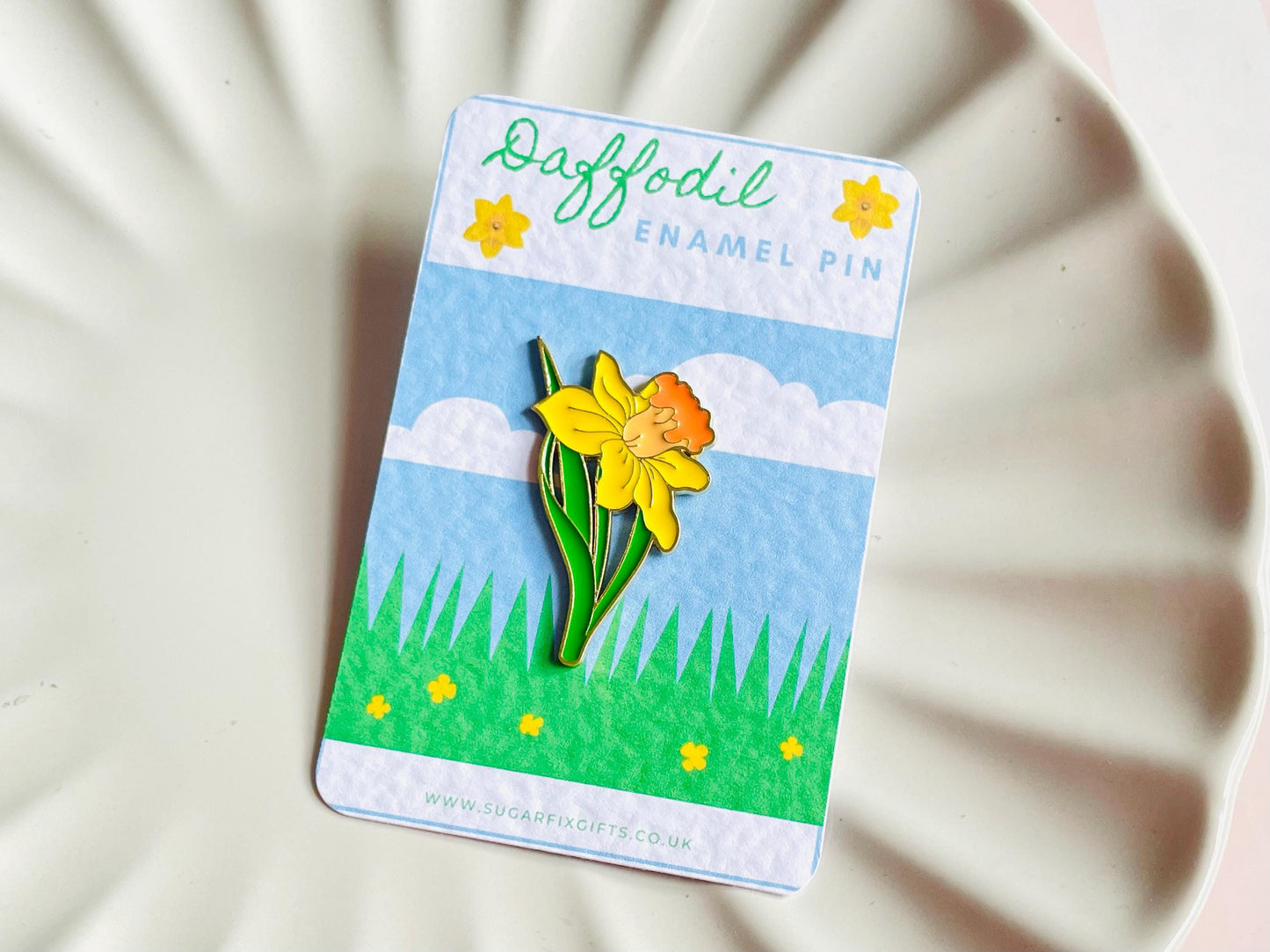 Daffodil Brooch Pin