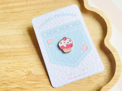 Cute Little Cupcake Pin Badge