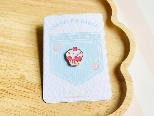 Cute Little Cupcake Pin Badge