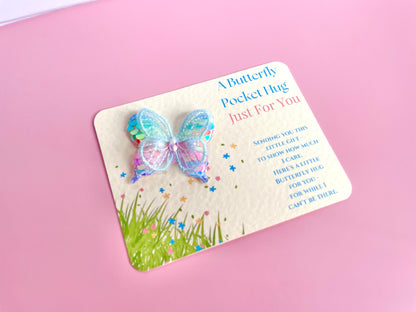 Large Butterfly Pocket Hug