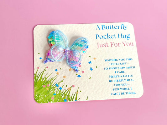 Large Butterfly Pocket Hug