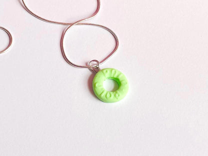 Green Peppermint Polo Necklace