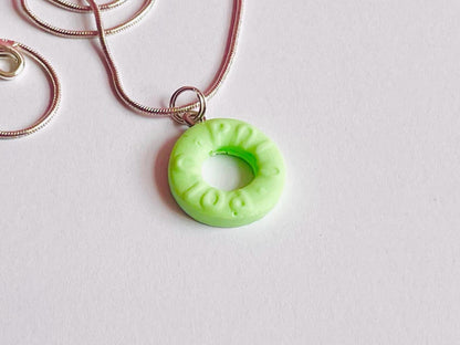 Green Peppermint Polo Necklace