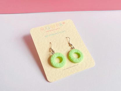 925 Peppermint Polo Earrings