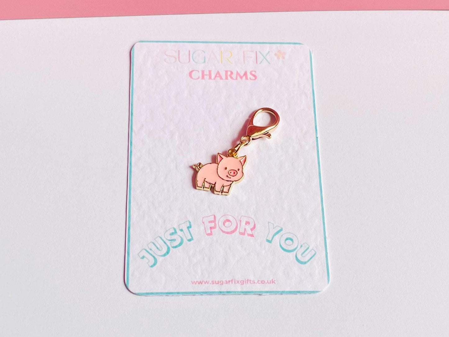 Cute Pig Bag Charm Pocket Hug