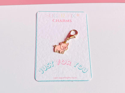 Cute Pig Bag Charm Pocket Hug