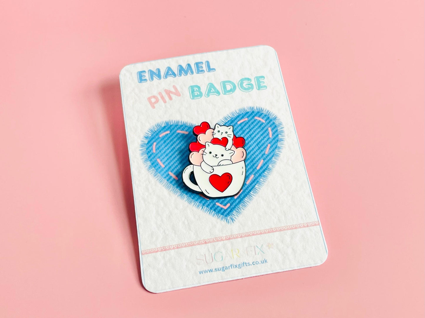 Cute Cat Lovers Enamel Pin Badge
