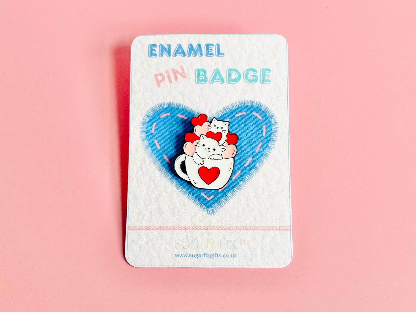 Cute Cat Lovers Enamel Pin Badge
