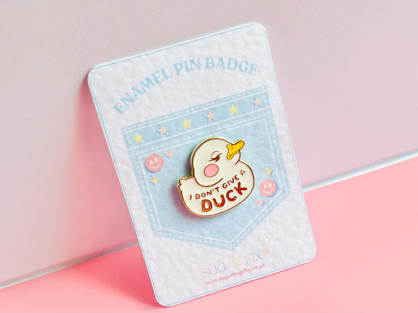 I Don’t Give A Duck Enamel Pin