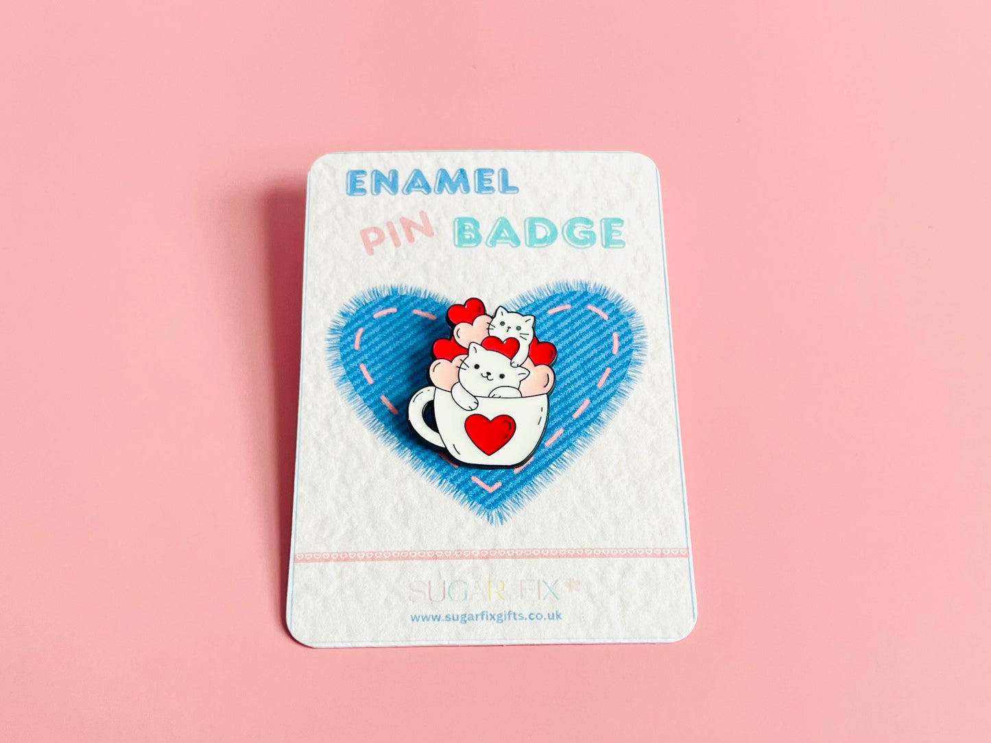 Cute Cat Lovers Enamel Pin Badge
