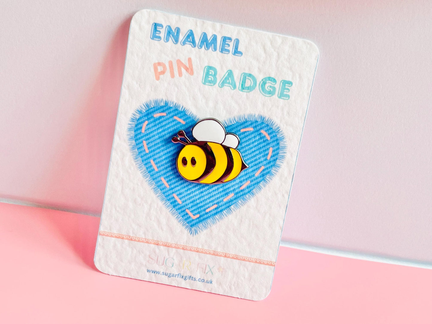 Fun Honey Bee Enamel Pin Badge