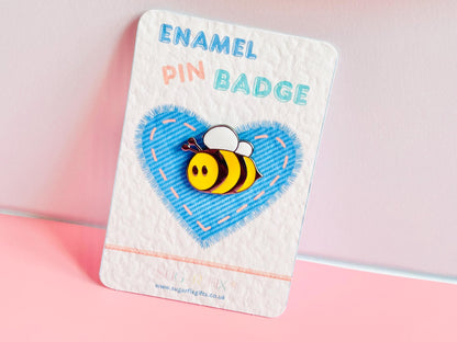 Fun Honey Bee Enamel Pin Badge