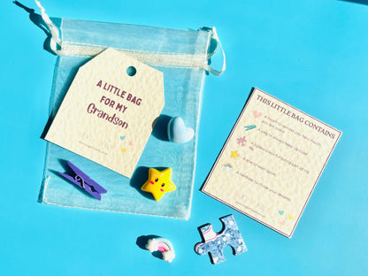 Happy Little Gift Bag for Grandson