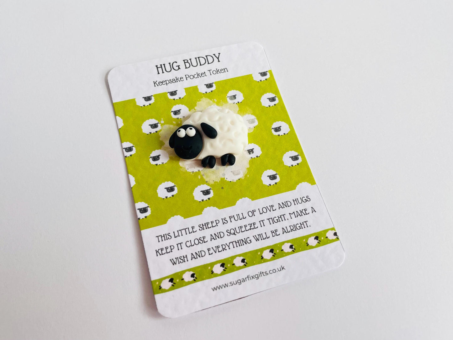 Sheep Wish Pocket Buddy Hug