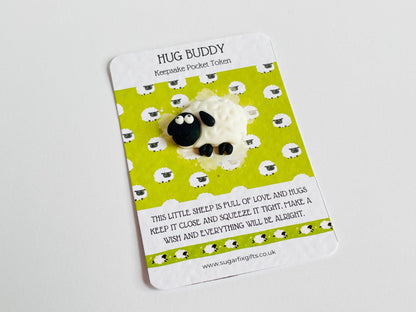 Sheep Wish Pocket Buddy Hug
